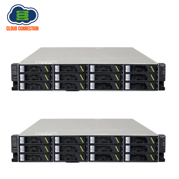 2 x Huawei RH2288H V2-12L 2U Rackmount Server – 12 LFF – 2 x Xeon E5-2690 V2 – 384GB DDR3 – 12 x 2TB SATA + 2 x 2TB SAS – 10GB – 2 x 750 Watts – Refurb