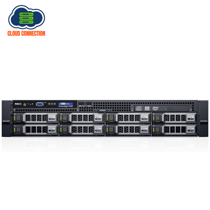Dell PowerEdge R530 2U Rackmount Server – 8 LFF – Xeon E5-2640 v4 – 64GB DDR4 – No HDD – H730 Mini – Broadcom BCM5720 – 2 × 750W – Refurb