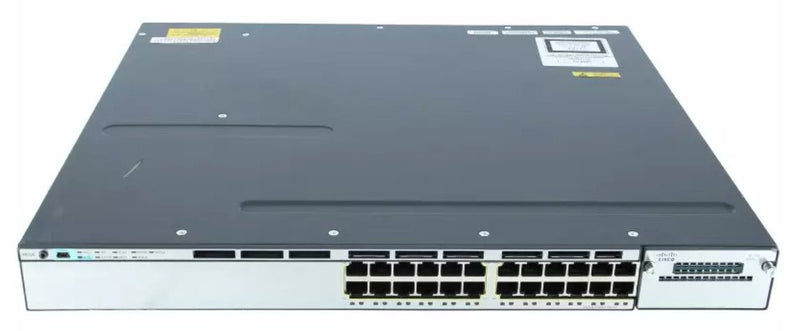 Cisco WS-C3750X-24P-S 24-Port PoE+ Layer 3 Gigabit Switch - Refurb