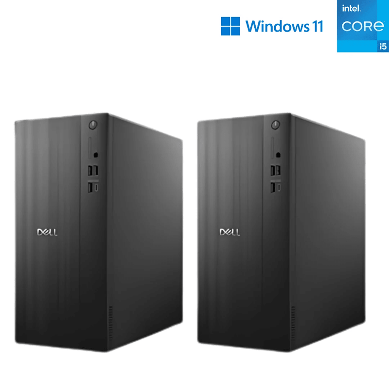 2 x Dell ECT1250 Tower Home & Office Computer - i3 14100 - 8GB DDR5 - 512GB NVME - Built-In Wi-Fi - Win11Pro - New Special