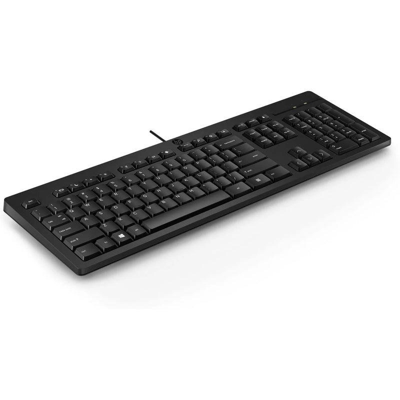 HP 125 USB Wired Keyboard Black US Layout - New