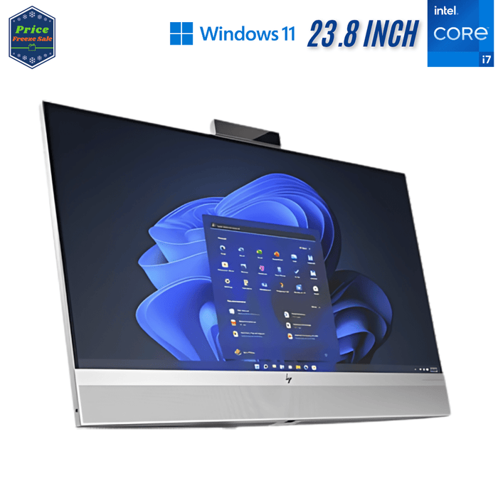 HP EliteOne 840 G9 No Stand 23.8 Inch All-in-One Desktop PC - I7 14700 - 32GB DDR5 - 256GB SATA SSD - Open box