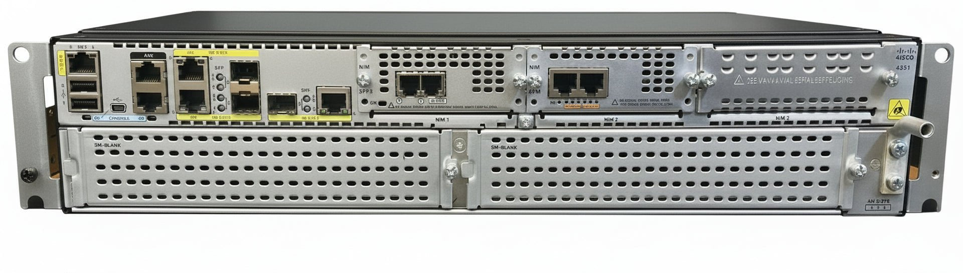 Cisco 3745-I0-2FE Multiservice Access Router With 2 SM-Blanks  – Refurb