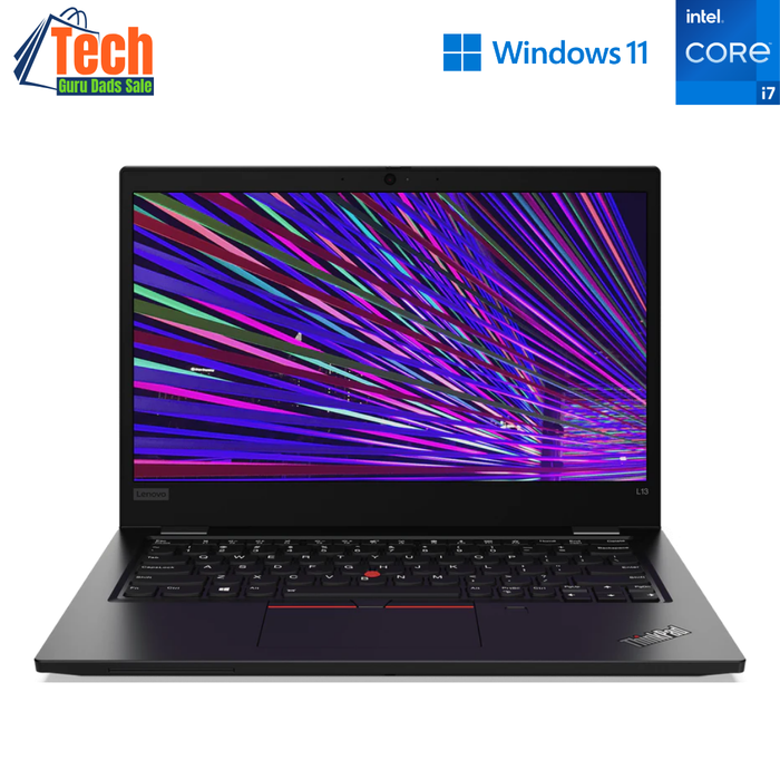 Lenovo ThinkPad L13 13.3 Inch Executive Productivity Laptop - i7 10510U - 16GB DDR4 - 256GB NVMe SSD - Win11Pro - Refurb Special