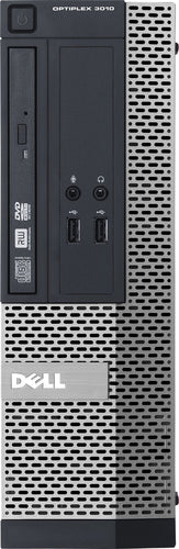 Dell OptiPlex 3010 SFF Business Computer – i3 2120 – 4GB DDR3 – 500GB HDD – Win10Pro – Pre-Owned Desktop PC