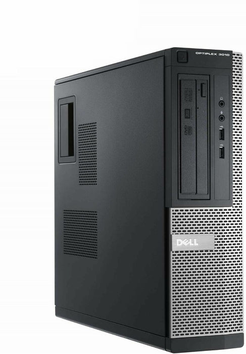 Dell OptiPlex 3010 DT Business Computer – i3 3220 – 4GB DDR3 – 250GB HDD – Win10 Pro – Pre-Owned Desktop PC