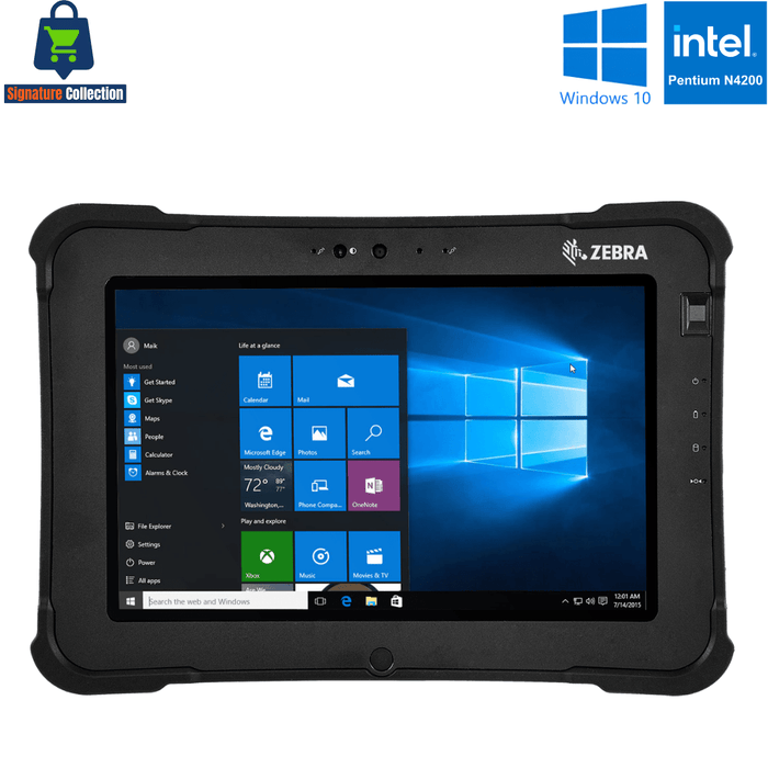 Zebra Xslate L10 Rugged Tablet – Pentium N4200 – 8GB LPDDR4 – 128GB SSD – Win10 IoT – Demo
