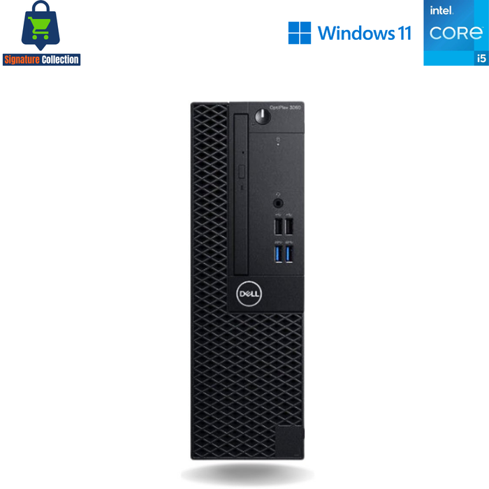 Dell Optiplex 3060 SFF IT Computer - i5 8400 - 8GB DDR4 - 256GB SSD - Win11Pro - Refurb Special