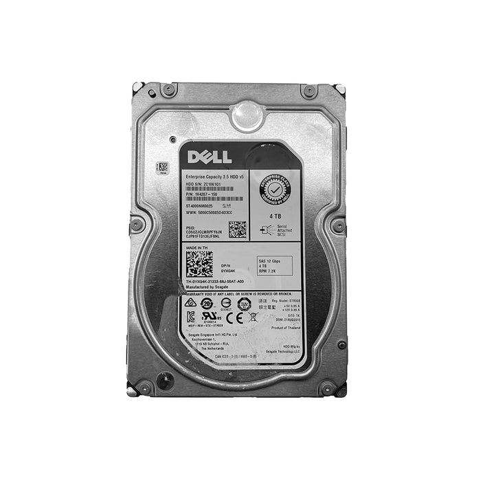 Pre-Owned Dell ST4000NM0025 - 4TB SAS Hard Drive - 3.5" - 7200 RPM - 12GB/s