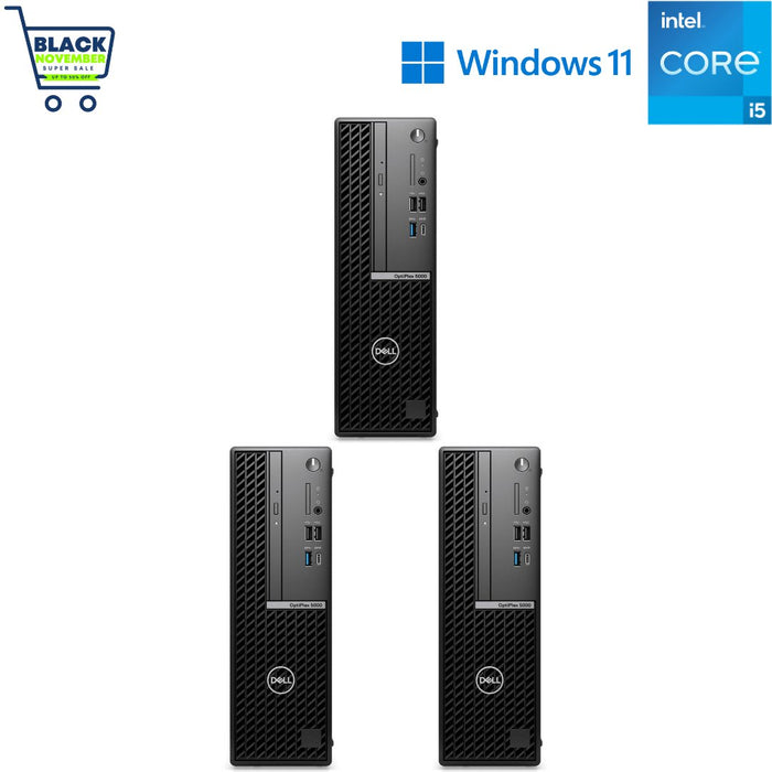 3 x Dell Optiplex 5000 SFF Computer Bundle; I5 12500; 16GB PC4; 512GB SSD; Win11Pro; New Special