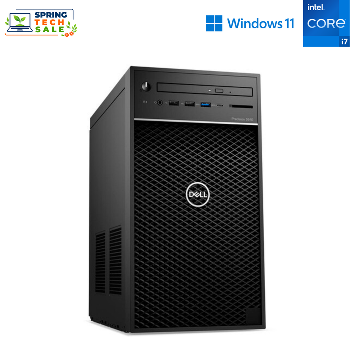 Dell Precision 3640 VR Content Workstation Computer - i7 10700 - 8GB DDR4 - 512GB SSD - Nvidia P620 2GB - Win11Pro- Refurb Special
