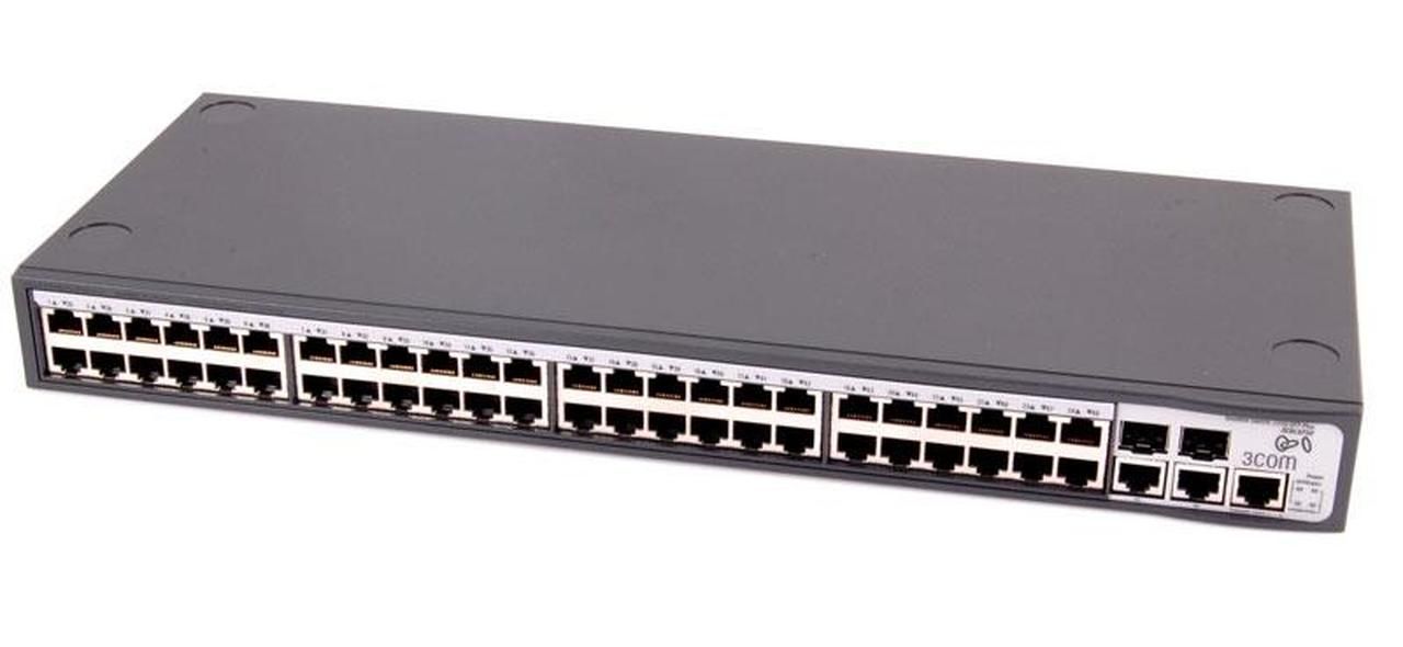 3Com 3CBLSF50H Baseline 2250 SFP Plus 48 x RJ-45 Ports 2SFP+; Pre-Owned