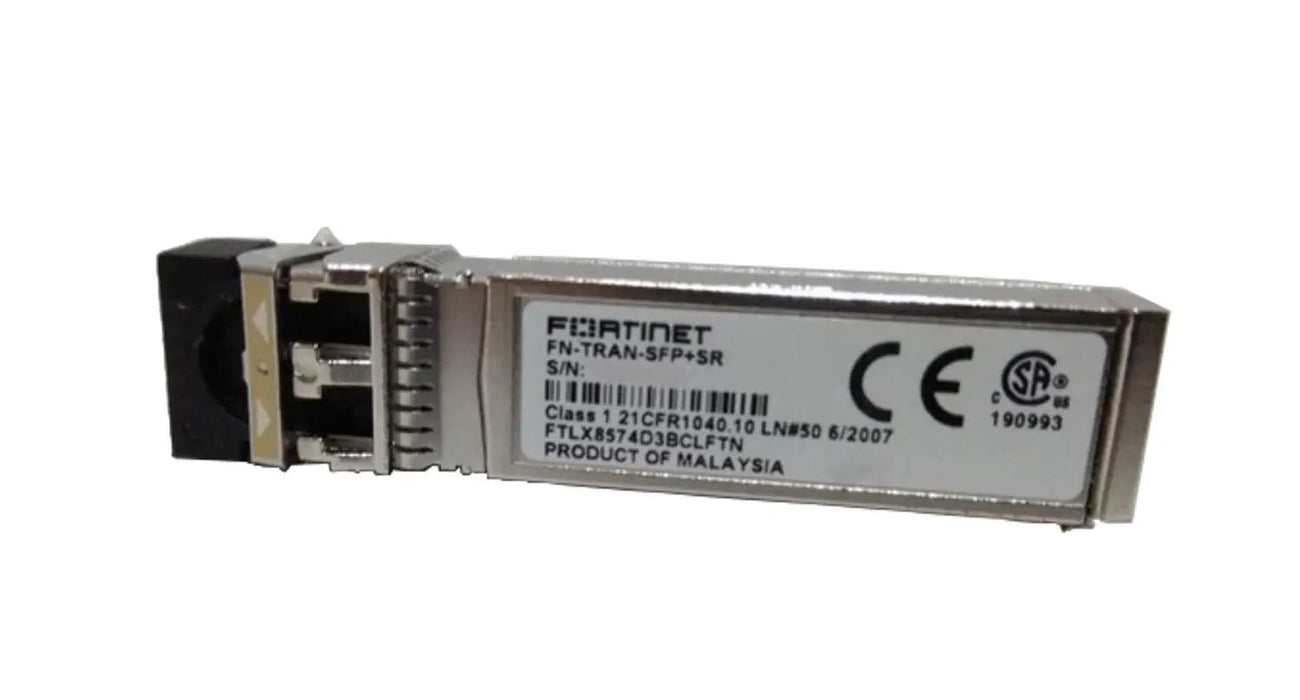 Fortinet FTLX8574D3BCLFTN SFP+ SR 10G 850nm MM 300m Transceiver – Refurb
