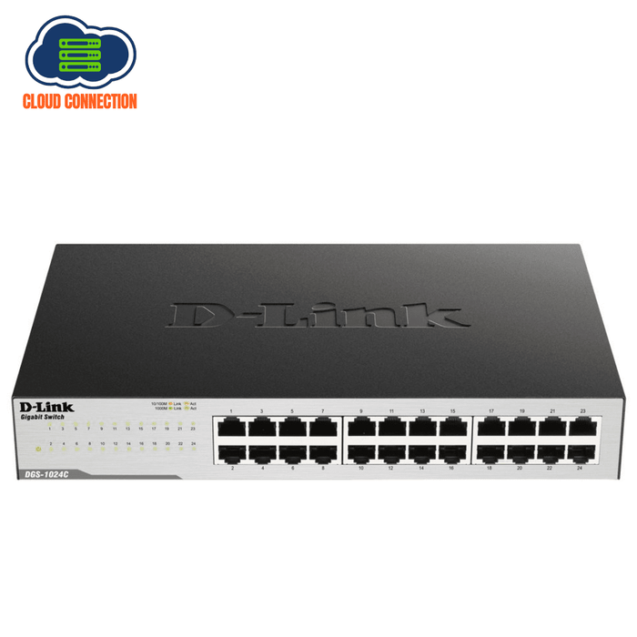 D-Link Dgs-1024D 24-Port Gigabit Unmanaged Desktop Switch - Refurb