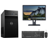 Dell computer setup with monitor, keyboard, and mouse on a white background