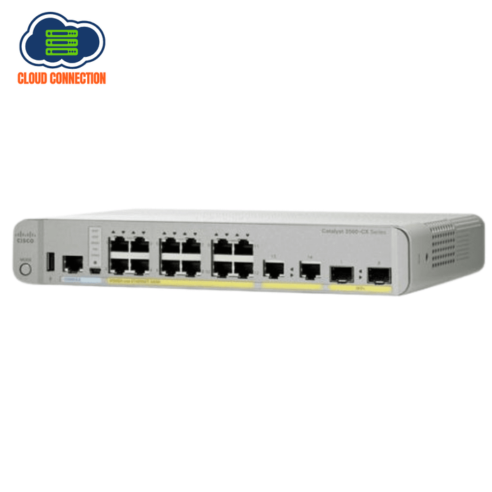 Cisco WS-C3560CX-12PD-S 12-Port Compact Layer 3 PoE+ Switch – New