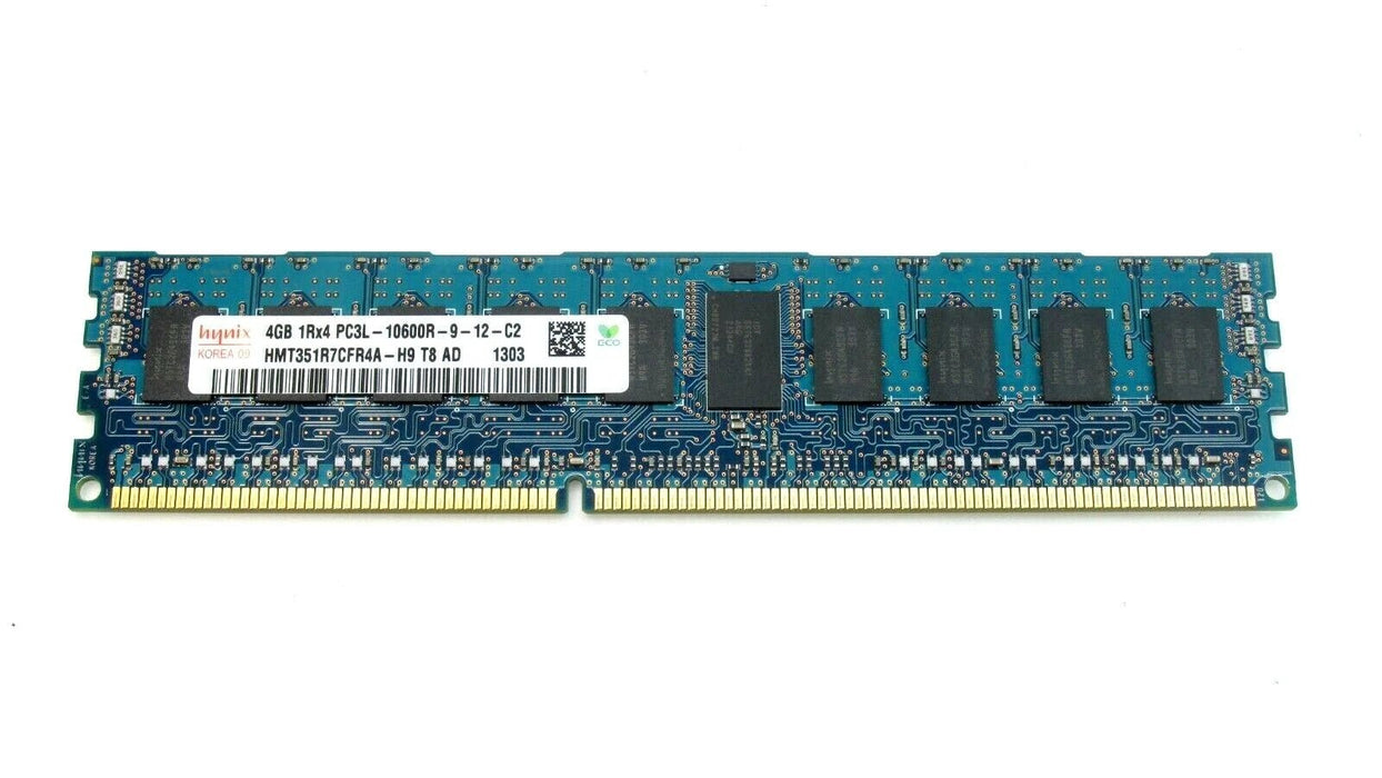 SK Hynix 4GB 1Rx4 PC3L-10600R-9-12-C2 DDR3 Server RAM - Refurb