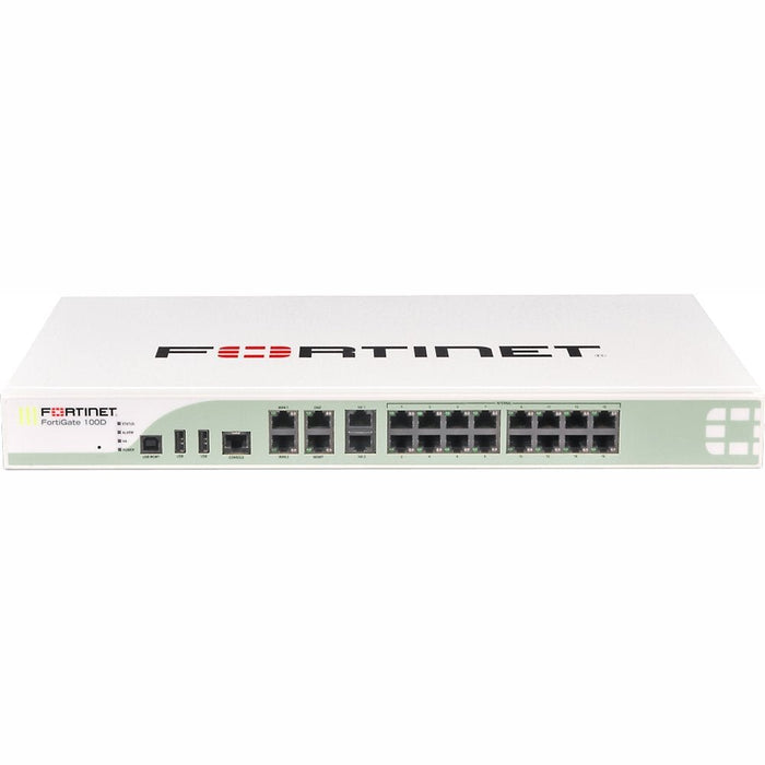 Fortinet FG-100D Enterprise Branch Secure SD-WAN Firewall; Pre-Owned