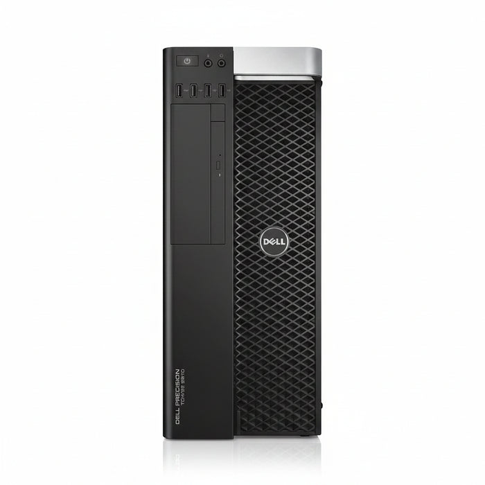 Dell Precision 5810 Tower Media Workstation Computer – Xeon E5-1650 v3 – 32GB DDR4 – 512GB SATA – FirePro W5100 – Win11Pro – Pre-Owned