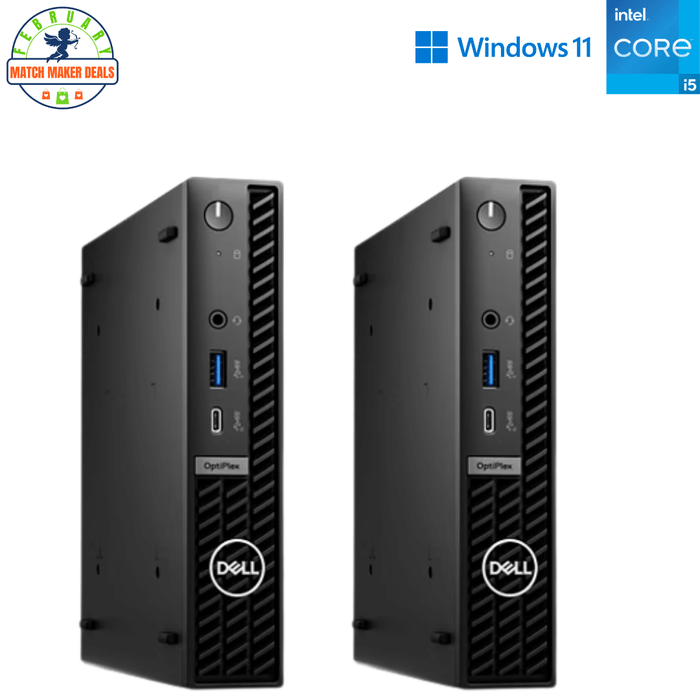 2 x Dell OptiPlex 7020 Micro Operations Computer Bundle – i5 14500T – 8GB DDR5 – 256GB NVMe – Win11Pro – Demo