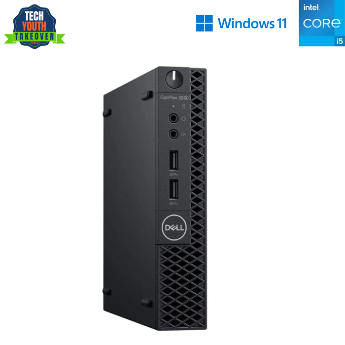 Dell Optiplex 3060 Micro Computer - I5 8400T - 8GB DDR4 - 256GB SSD - Win11Pro - Refurb Special