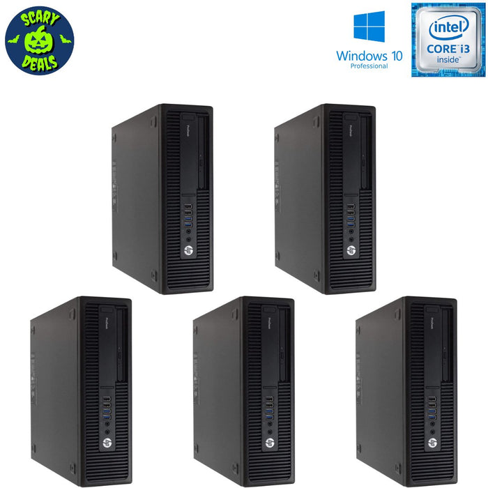 5 x HP ProDesk 600 G2 SFF Small Office Computer Bundle; i3 6100; 4GB PC4; 128GB SSD; 500GB HDD; Win10Pro; Refurb