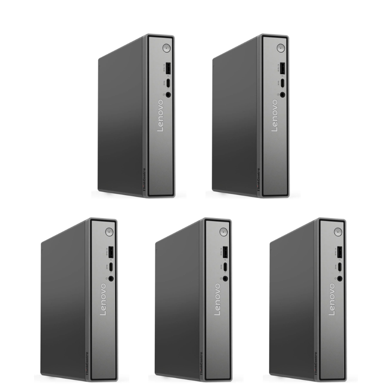5 x Lenovo ThinkCentre Neo 50q Gen 5 Tiny Computer - Core 5 210H - 8GB DDR5 - 512GB SSD - Win11Pro - New Special