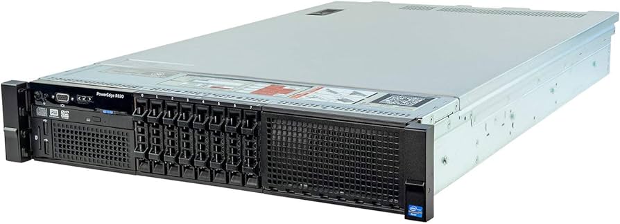 Dell PowerEdge R820 8 x 2.5" 2U Rack SQL Database Server – 4 x Xeon E5-4657L v2 – 720GB DDR3 – 2 x 900GB SAS – PERC H710 – DP 1GB + DP 10GB - Dual 1100W PSU – Refurbished