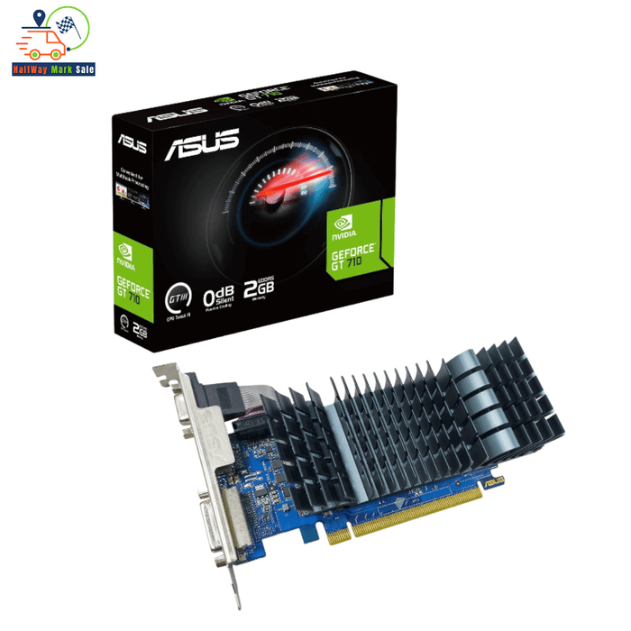 ASUS GeForce GT 710 2GB DDR3 EVO Graphics Card - New