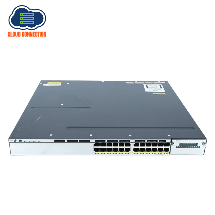 Cisco WS-C3750X-24T-L Layer 3 - 24 x 10/100/1000 Ethernet Ports - Data LAN Base- Managed Switch - Refurb