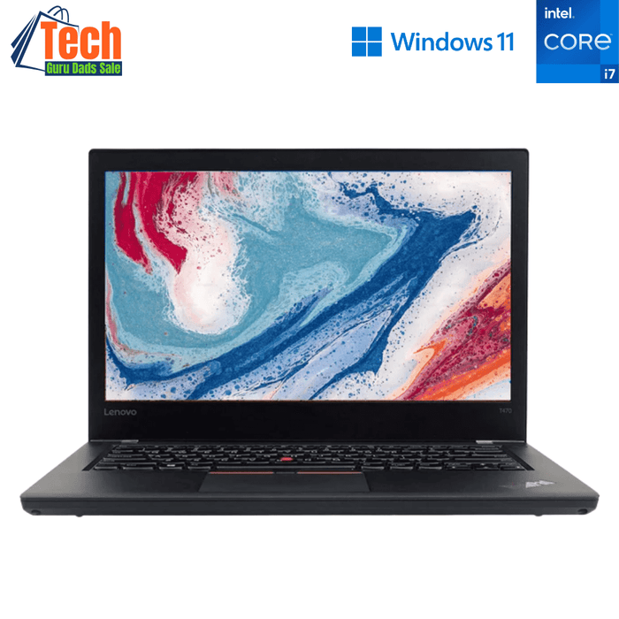Lenovo ThinkPad T470 14 Inch Executive Business Laptop - i7 7600U - 16GB DDR4 - 256GB NVMe SSD - Win11Pro - Refurb Special