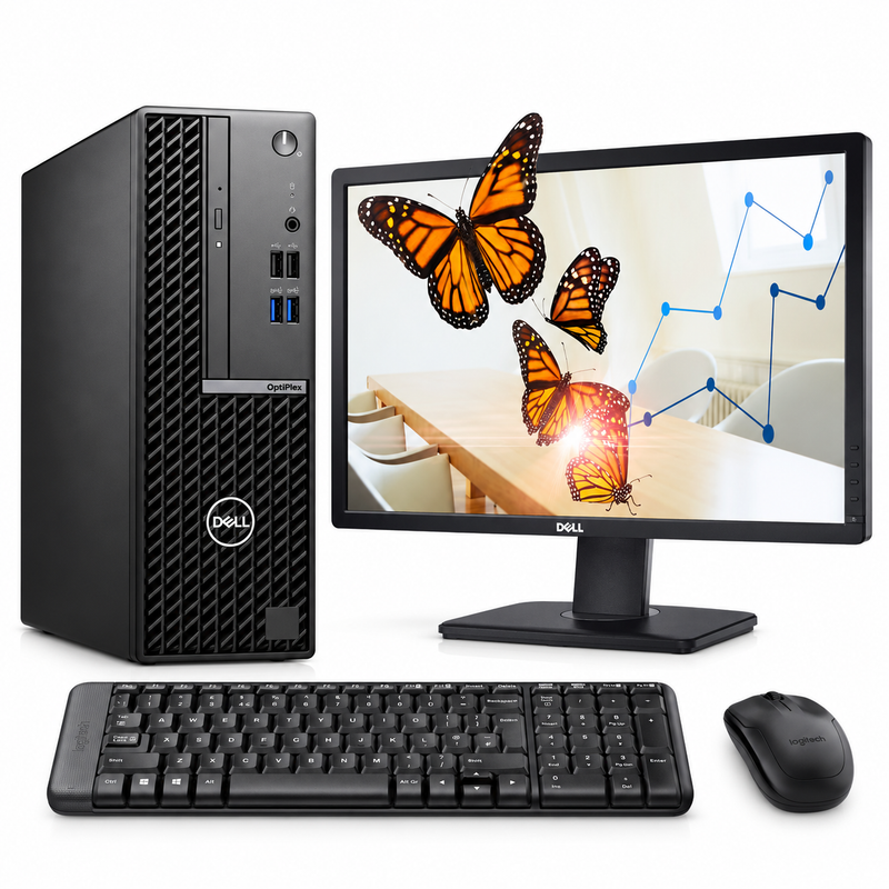 Dell OptiPlex 7010 SFF IT Computer Set with 24 Inch – i5 13500 – 32GB DDR4 – 512GB NVMe – WiFi – Win11Pro – Refurb