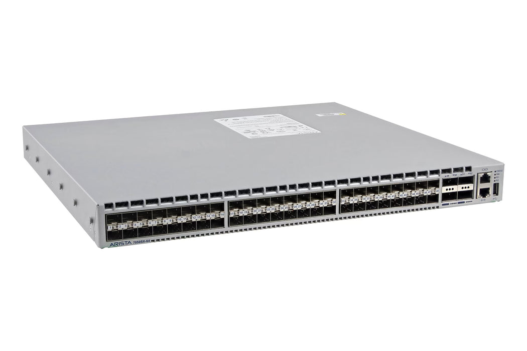 Arista DCS-7050SX-64 48 x SFP+ 4 x QSFP+ 10GbE/40GbE Layer 3 Managed Switch – Refurb