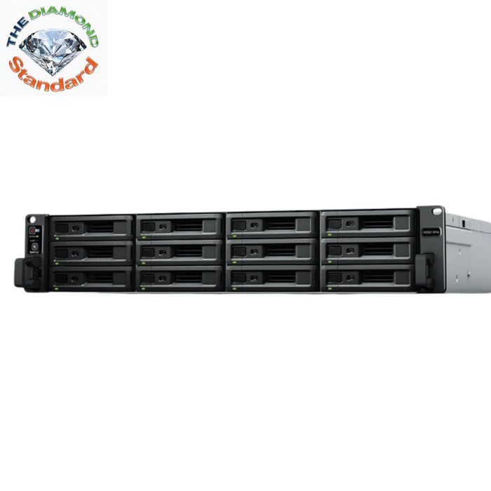 Synology RS3621RPxs NAS Storage Server Ultra High Performance for Large Scale Business and Enterprise - Open Box