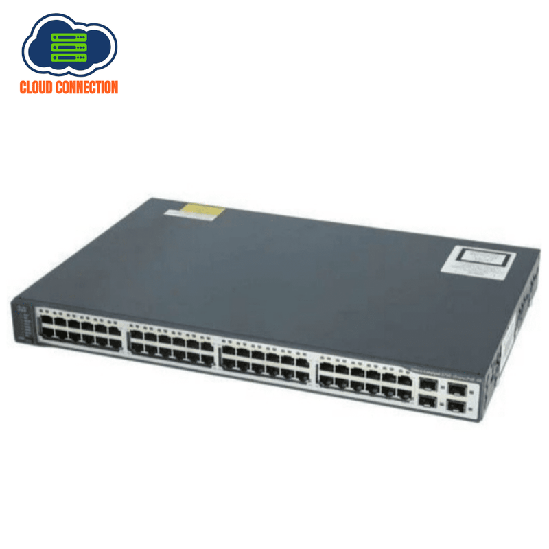 Cisco WS-C3750V2-48PS-S 48 Port Managed Layer 3 Switch – Pre-Owned
