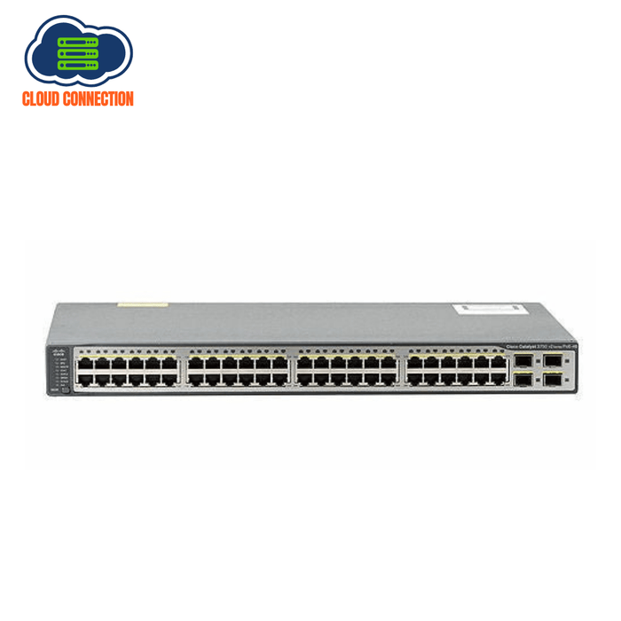 Cisco Ws-C3750V2-48Ps-S - 48 Port 10/100 Poe Switch - Refurb Switch