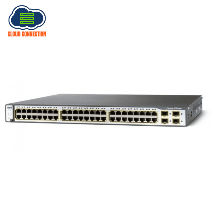 Cisco Ws-C3750-48Ps-S - 48 Port 10/100 Poe Switch - Refurb Switch