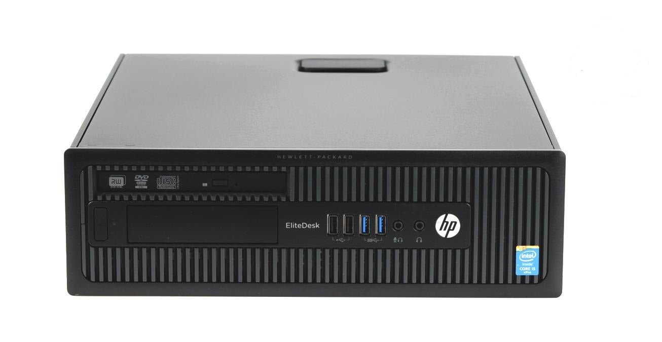 HP EliteDesk 800 G1 SFF Office Computer - i7 4770 - 16GB DDR3 - 256GB SSD - Win10Pro - Used Desktop PC