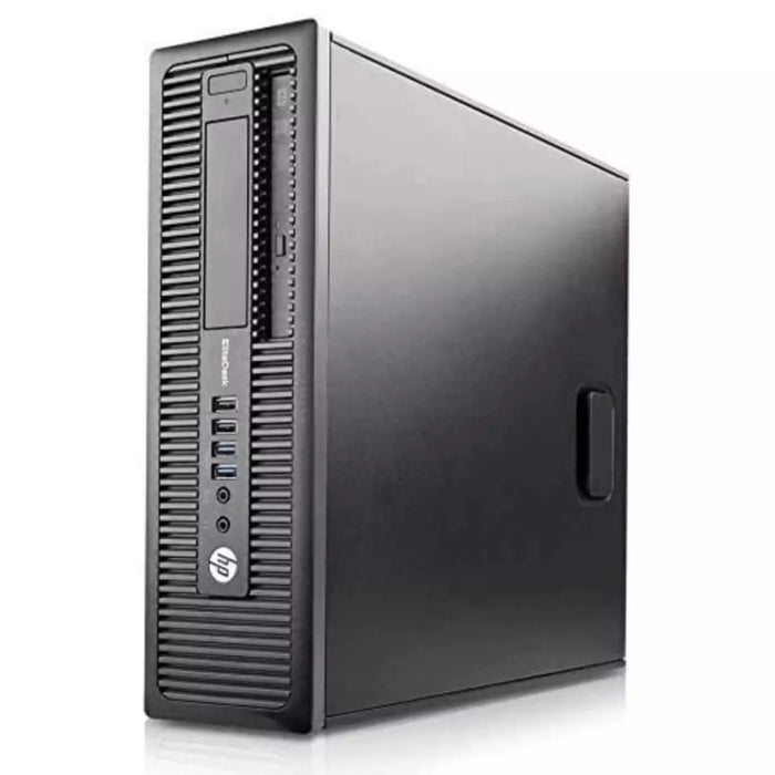 HP EliteDesk 800 G1 Office SFF Computer - i5 4590 - 8GB DDR3 - 256GB SSD - Win10Pro - Pre-Owned Desktop PC