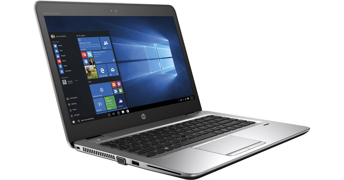 HP EliteBook 840 G4 14 Inch Notebook Laptop – i7 7600U – 16GB DDR4 – 256GB SATA – Win10 Pro – Pre-Owned