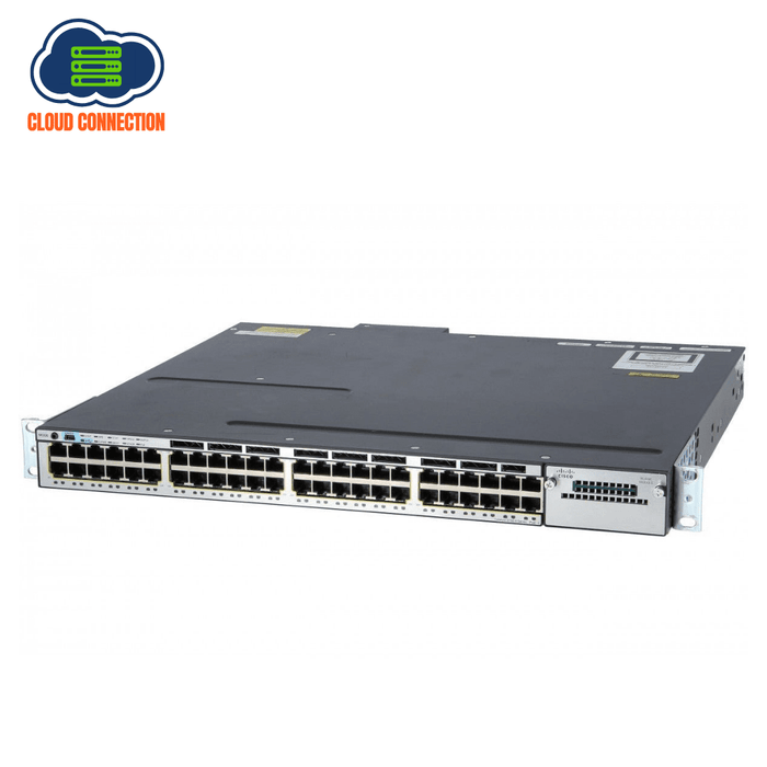 Cisco WS-C3750X-48PF-S 48-Port  Layer 3 Stackable Gigabit Switch – Refurb