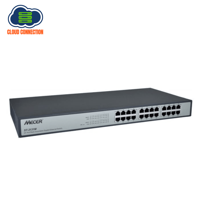 Mecer ST-3131M 24 Port Gigabit Unmanaged Switch - Used