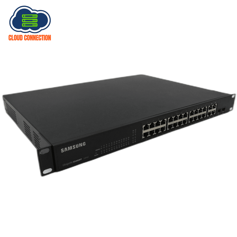 Samsung UbiGate IES4028FP 24 Port Gigabit PoE Switch & VOIP Relay - Refurb