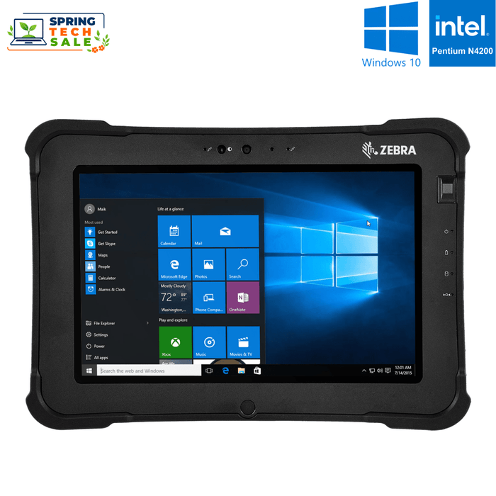 Zebra Xslate L10 Rugged Tablet – Pentium N4200 – 8GB LPDDR4 – 128GB SSD – Win10 IoT – Demo
