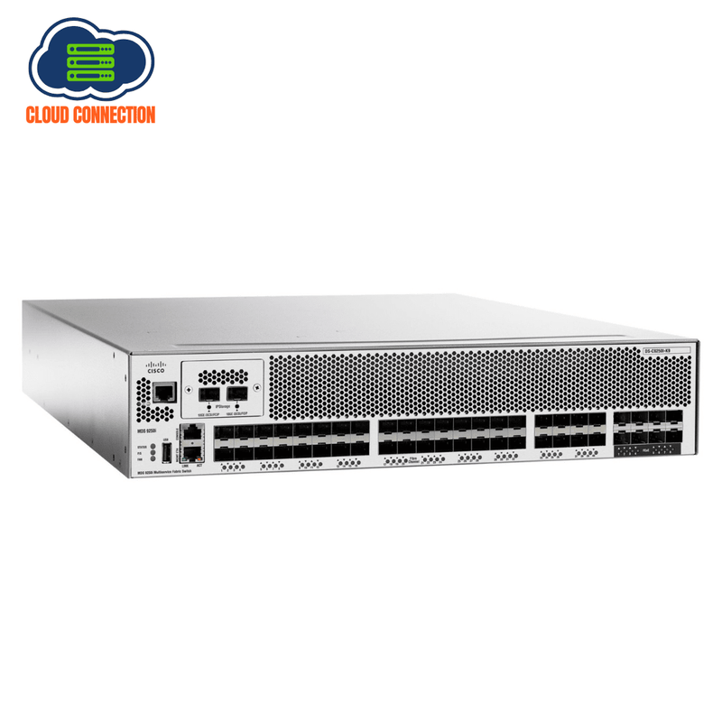 Cisco DS-C9250I-K9 MDS 9250i 40x 16Gb FC 8x 10Gb FCoE Multiservice Fabric Switch - Used