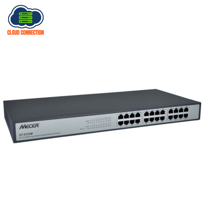 Mecer ST-3131M 24 Port Gigabit Unmanaged Switch - Used