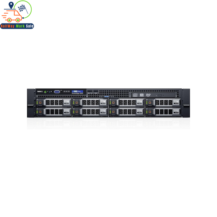 Dell PowerEdge R530 2U Rackmount Server – 8 LFF – Xeon E5-2640 v4 – 64GB DDR4 – No HDD – H730 Mini – Broadcom BCM5720 – 2 × 750W – Refurb