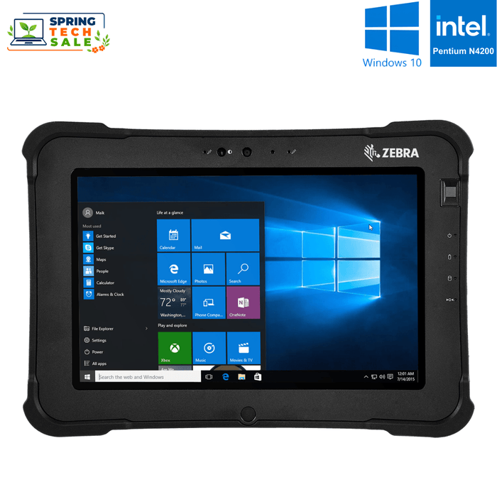 Zebra Xslate L10 Rugged Tablet – Pentium N4200 – 8GB LPDDR4 – 128GB SSD – Win10 IoT – Open Box