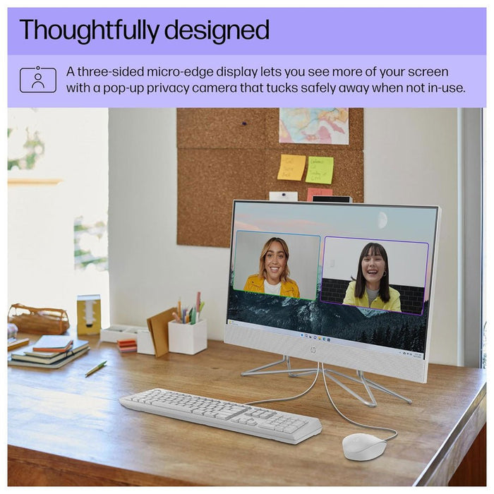 HP 24-df1000ni 24 Inch All in One Computer - i5 1135G7 - 16GB DDR4 - 512GB NVME SSD - Win11Home - Refurb
