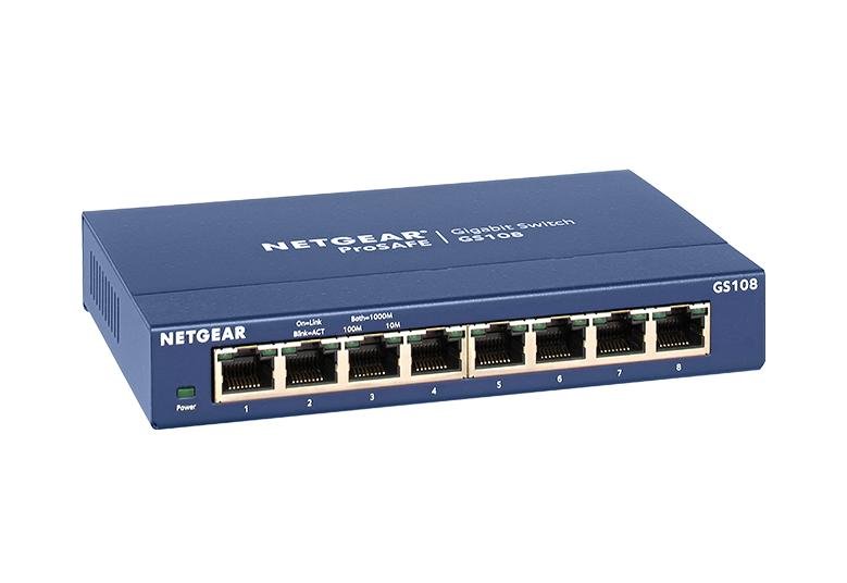 8-Port Gigabit Ethernet Unmanaged Switch; Used